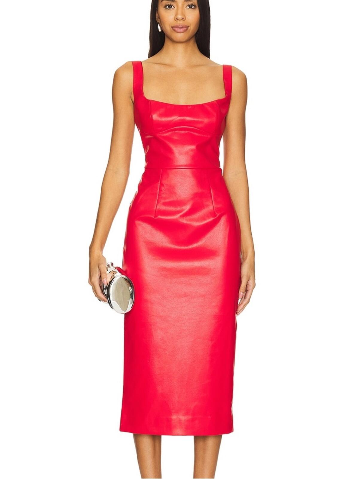 Bardot Kassy Faux Leather Dress