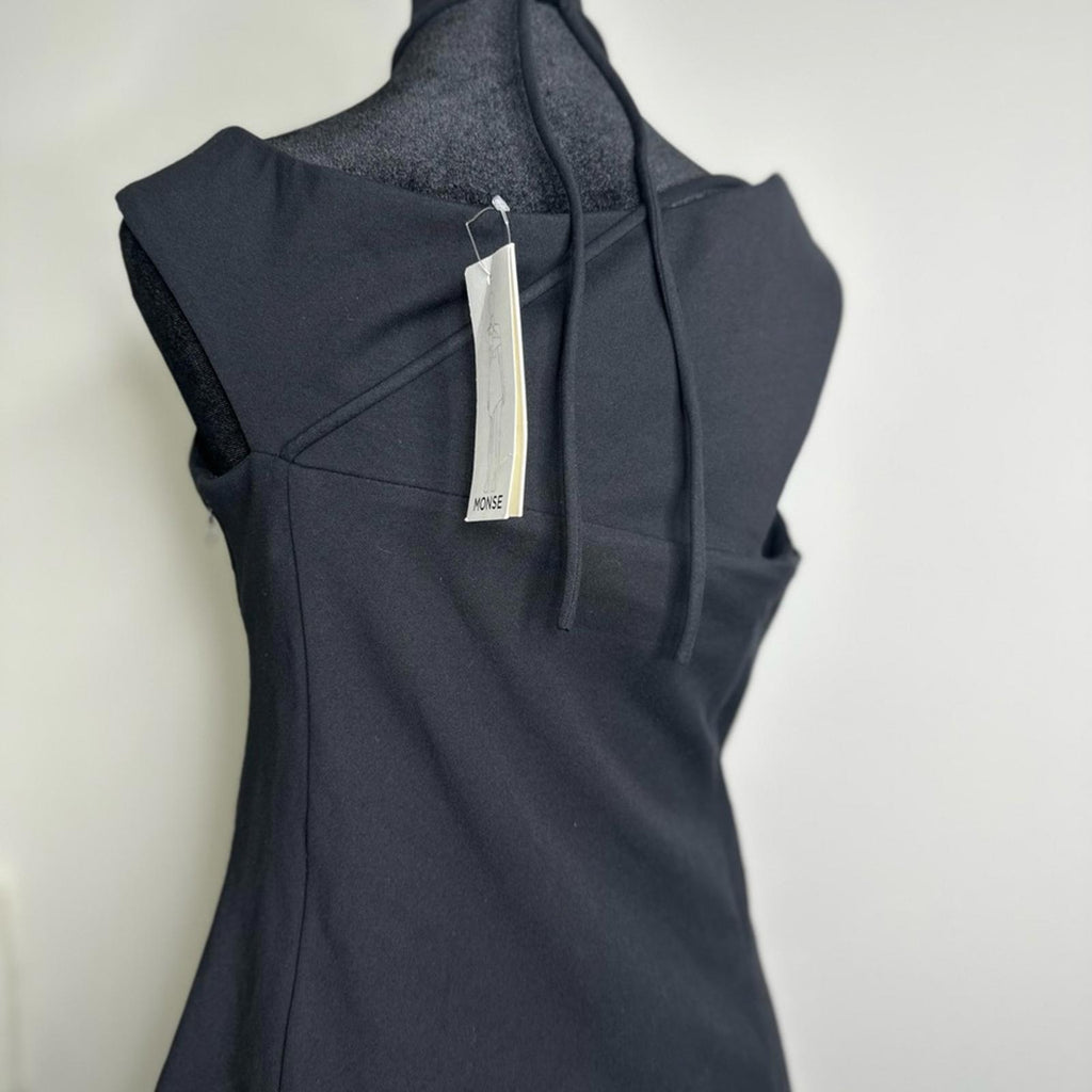 Monse Asymmetrical Off The Shoulder Keyhole Dress