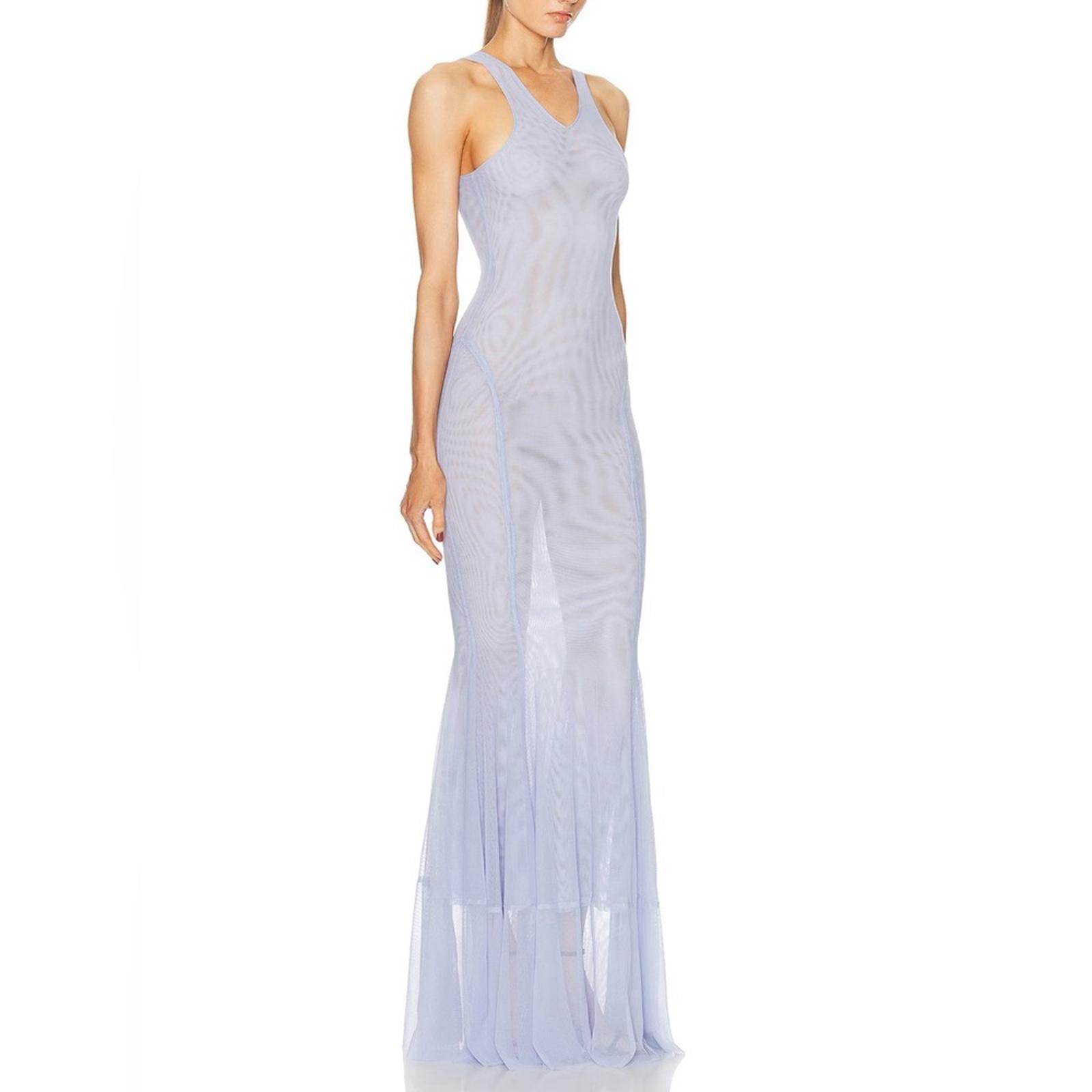 Norma Kamali Racer Fishtail Gown