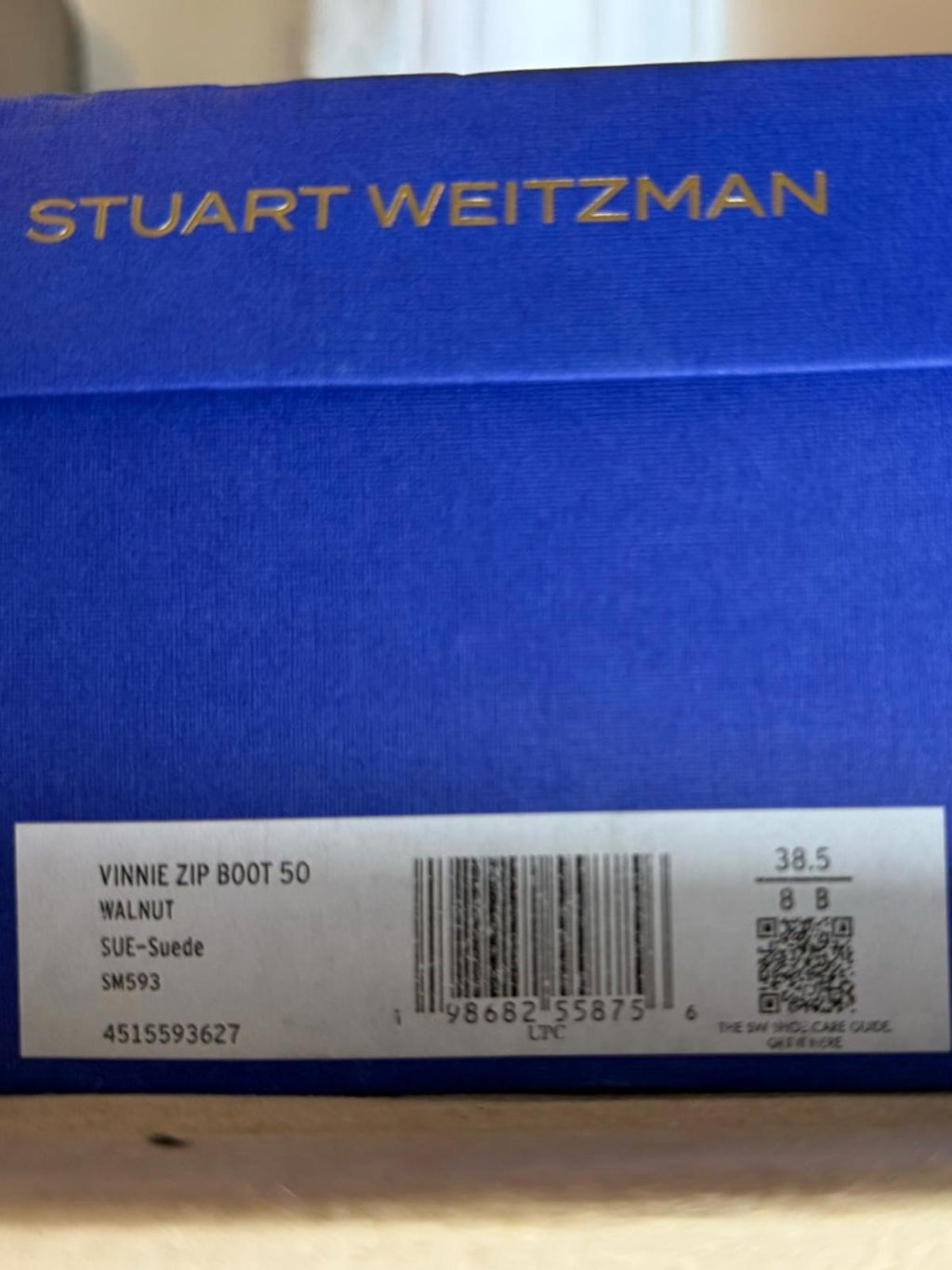 Stuart Weitzman Vinnie Zip Boot 50