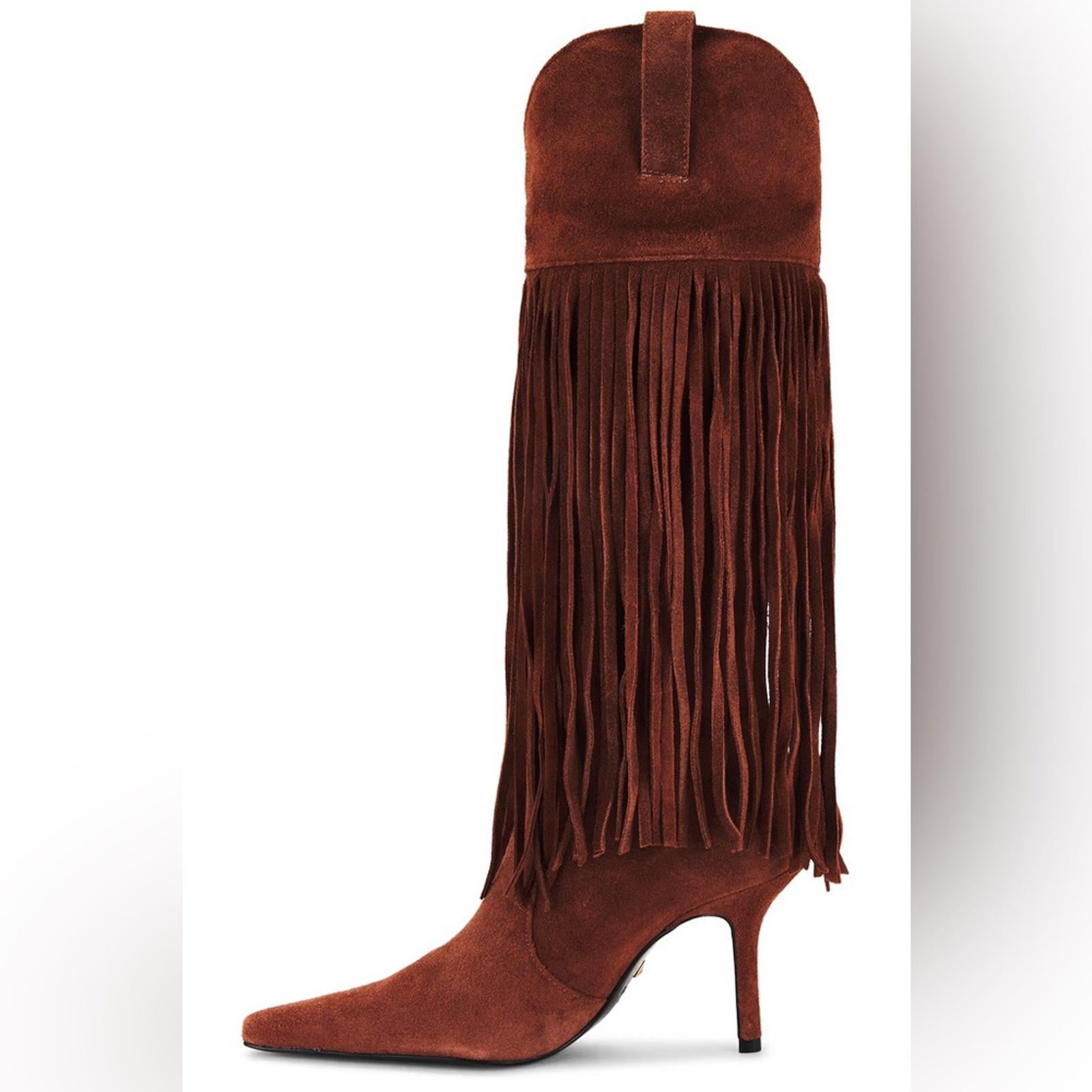 Schutz Raffaela Up Fringes Boots