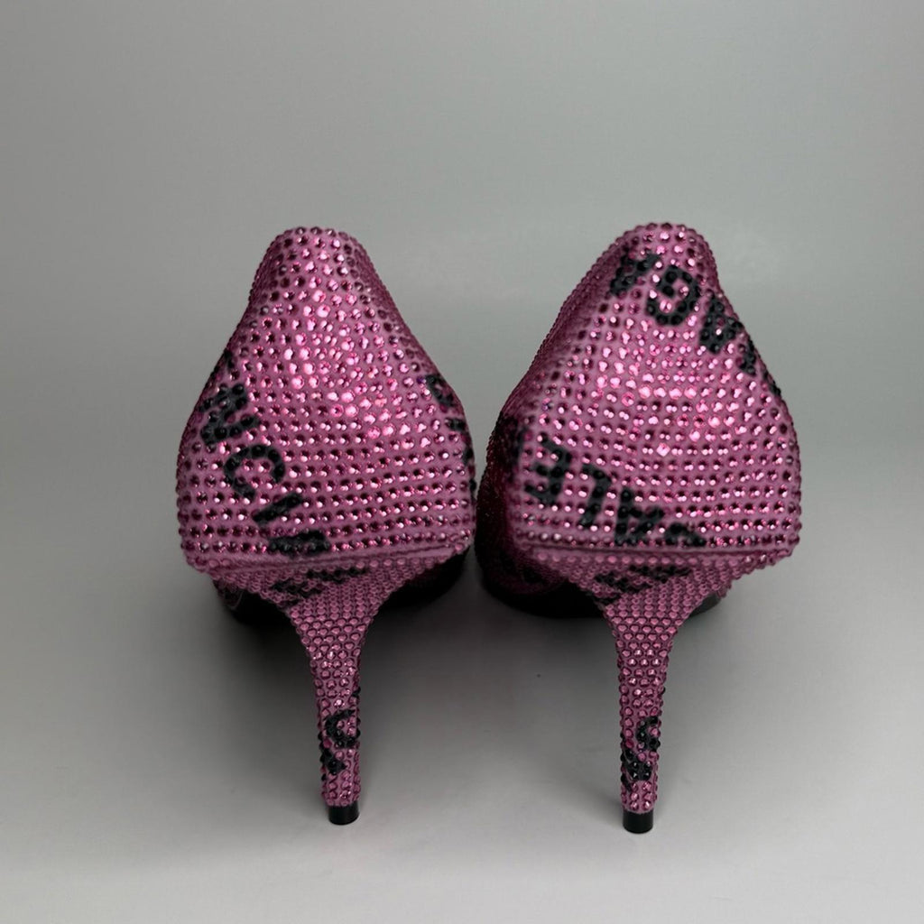 Balenciaga Square Knife Embellished Pumps