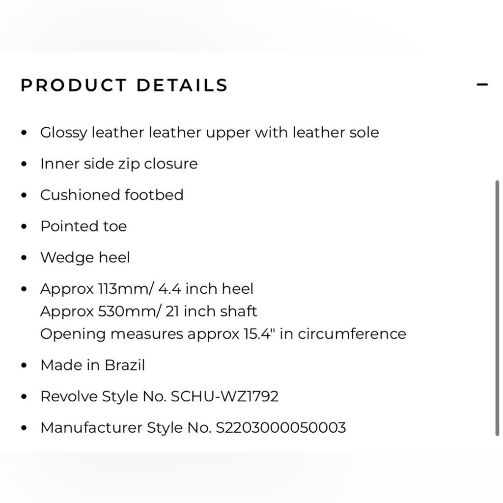Schutz x Revolve Siena Over The Knee Boot