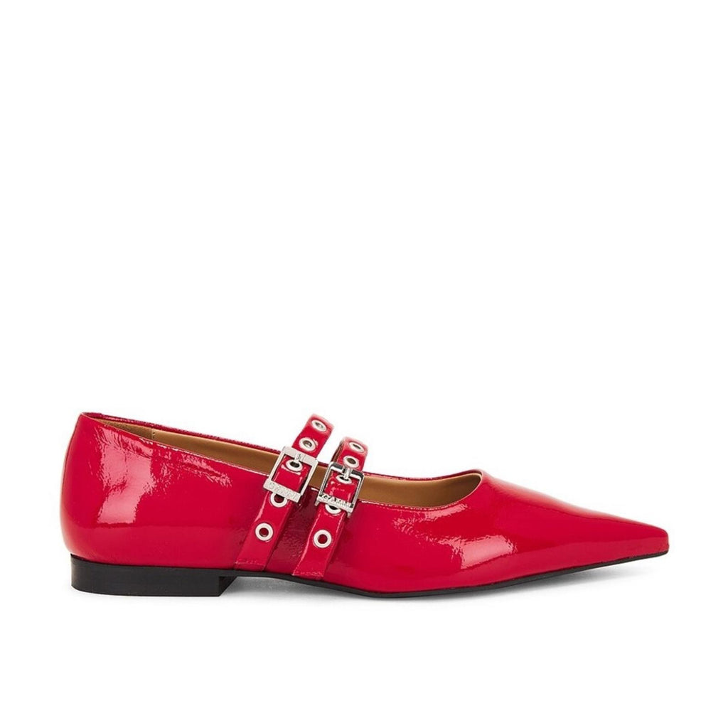 Ganni Eyelets Ballerina