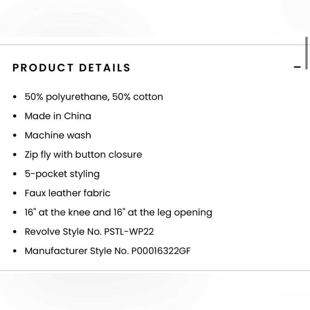 Pistola Cassie Super High Rise Straight Pant in Carmine