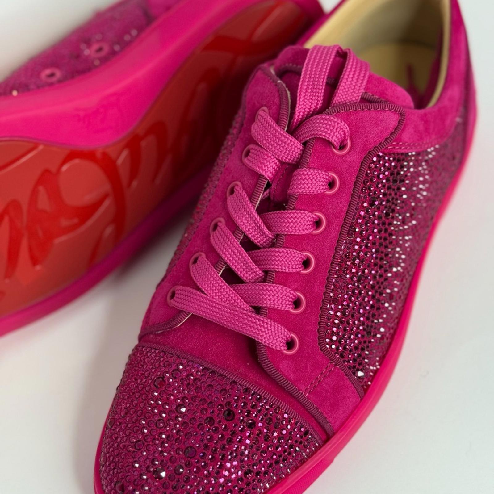 Christian Loubotin Crystal Sneakers
