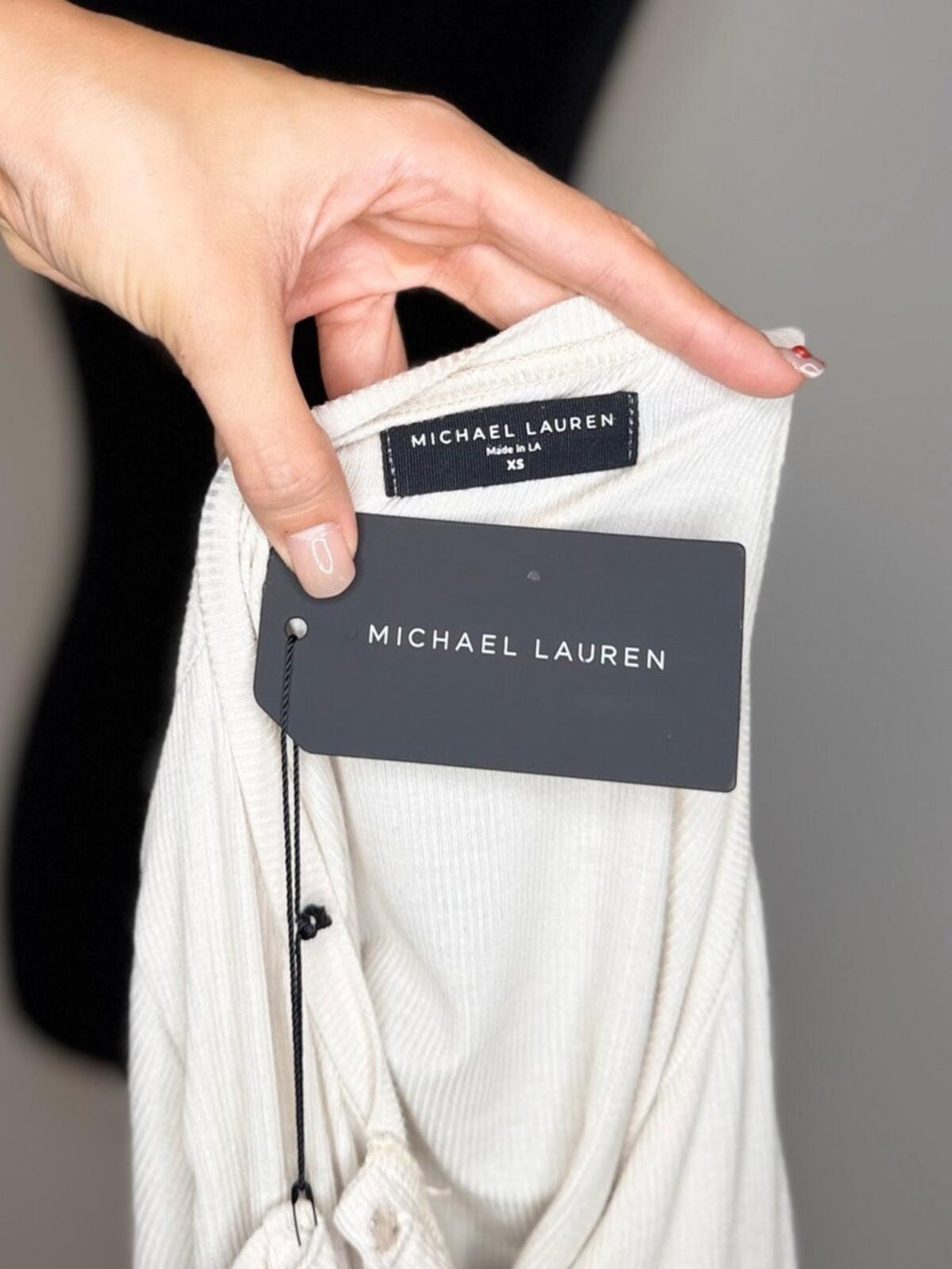 Michael Lauren Vesca Snap Front Tee