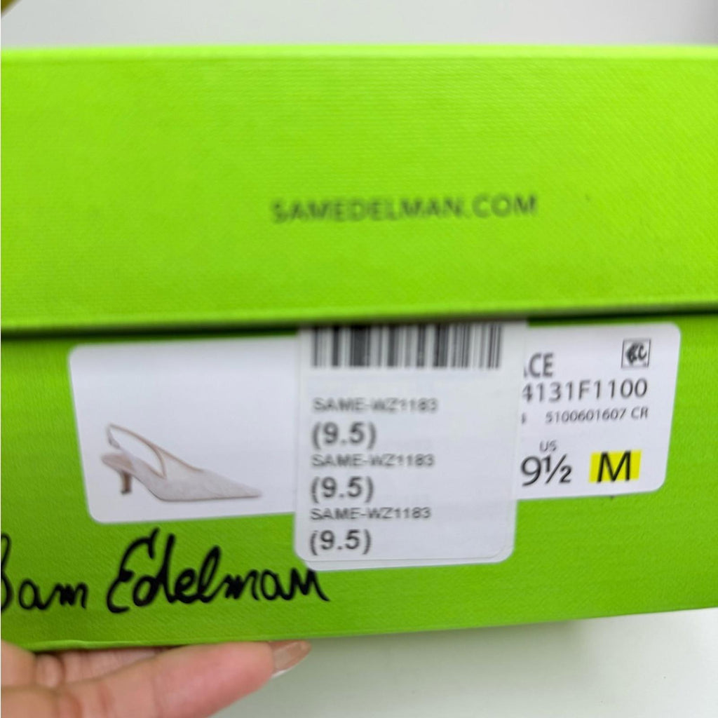 Sam Edelman Bianka Sling Back Mesh Heels