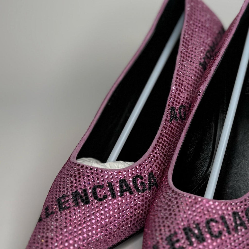 Balenciaga Square Knife Embellished Pumps