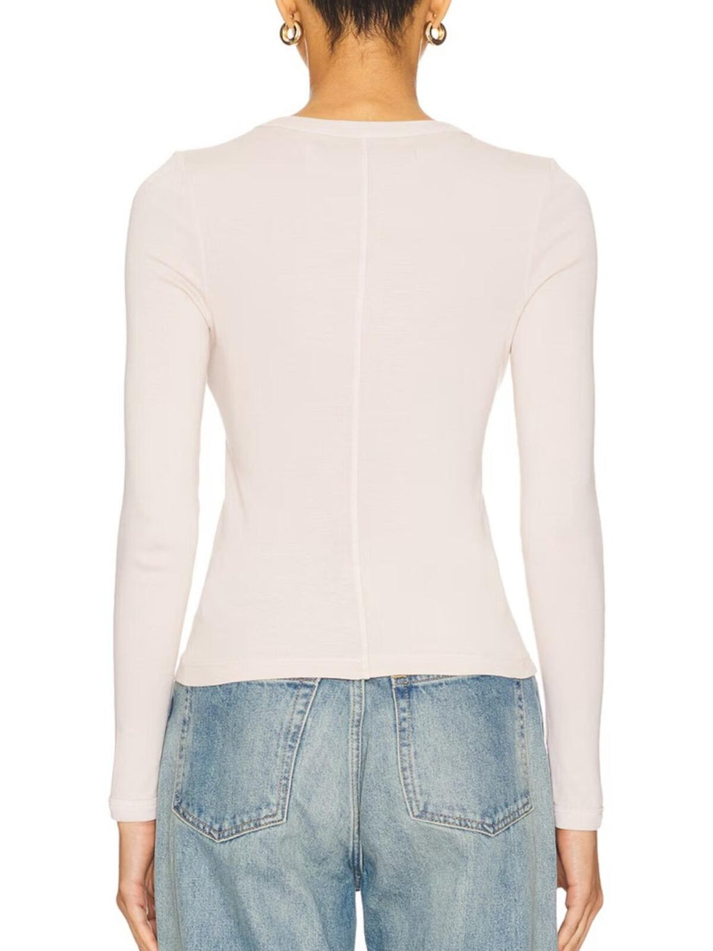 Enza Costa Supima Cotton New Classic Long Sleeve Tee
