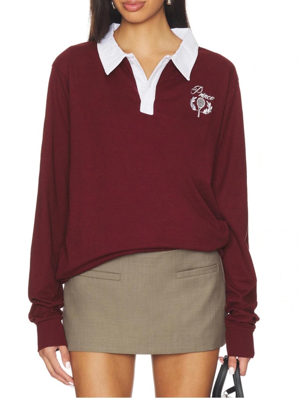 Prince Tennis Button Up Rugby Shirt
