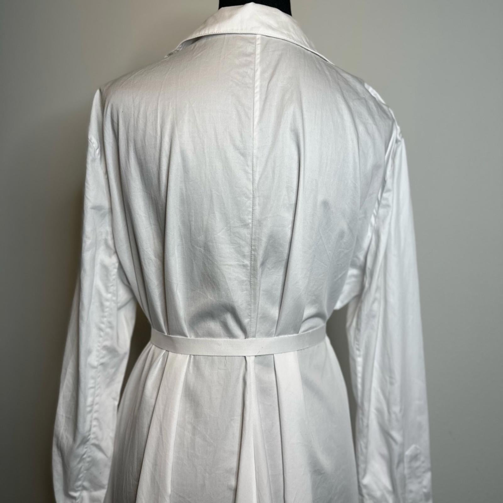 Norma Kamali Boyfriend Shirt A Line Dress To Midcalf