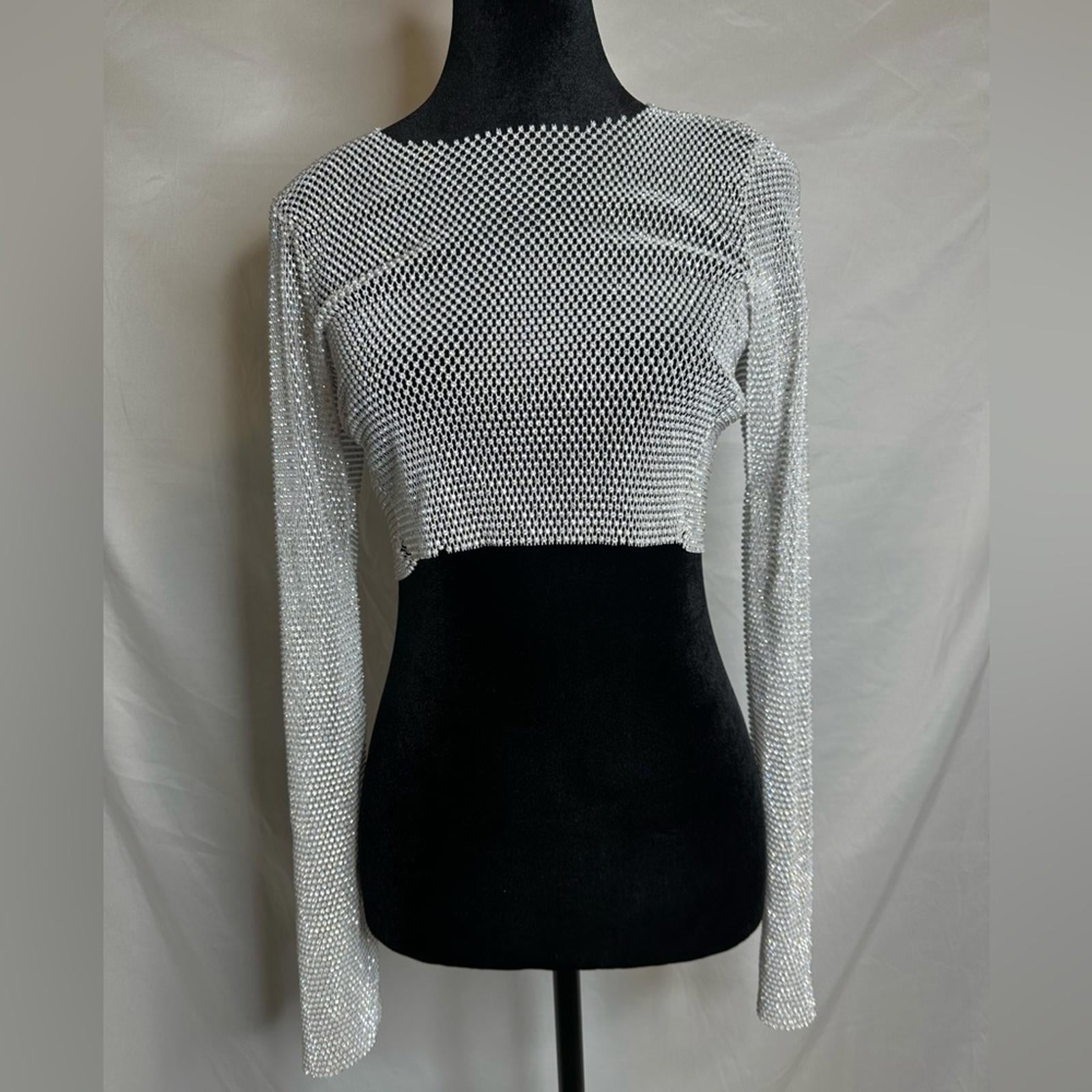 Santa Brands Long Sleeve Crop Top
