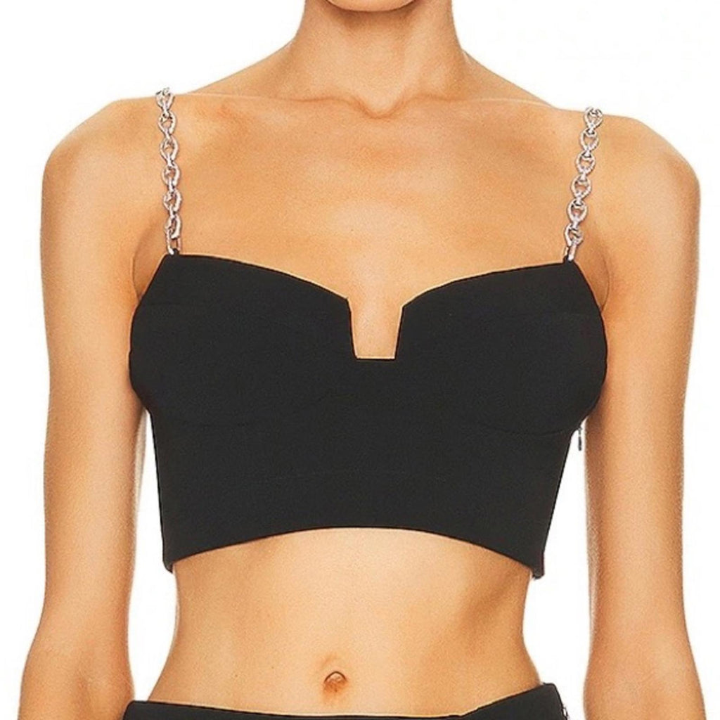 Simkhai Trina Cropped Bustier Top
