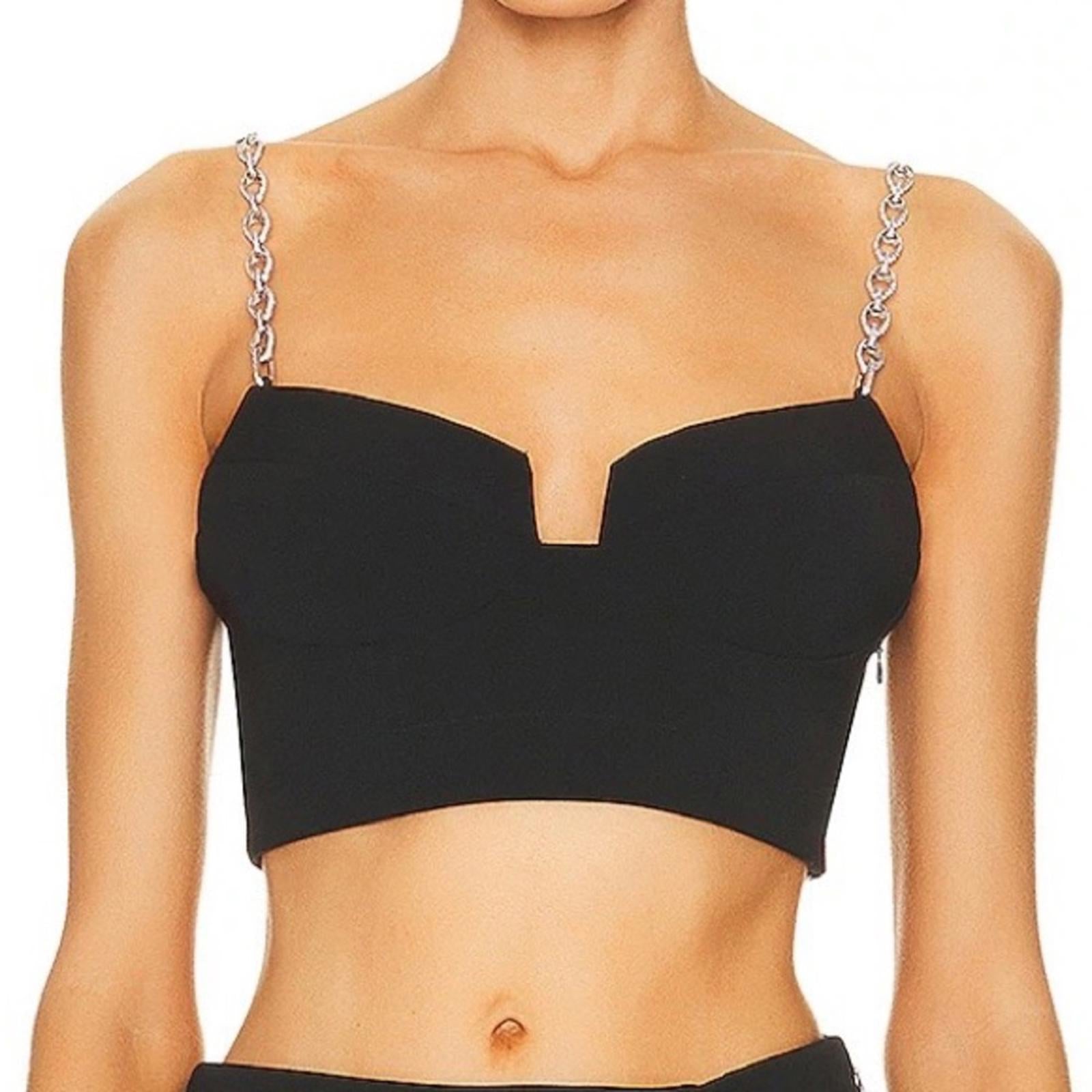 Simkhai Trina Cropped Bustier Top