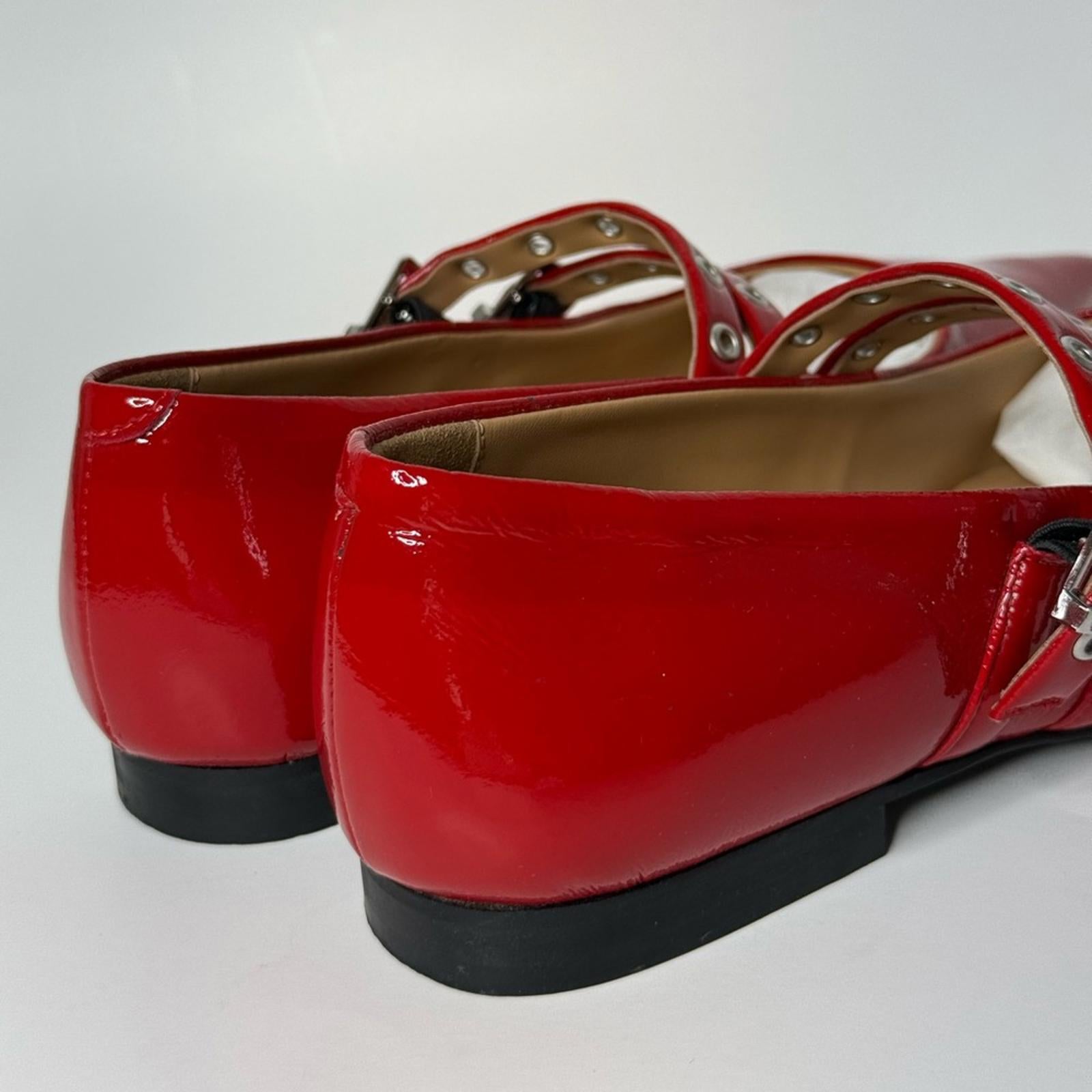 Ganni Eyelets Ballerina