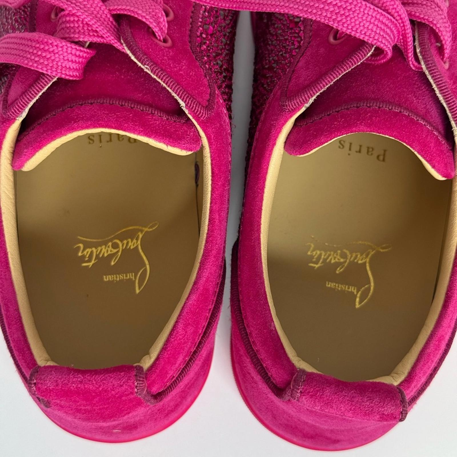Christian Loubotin Crystal Sneakers