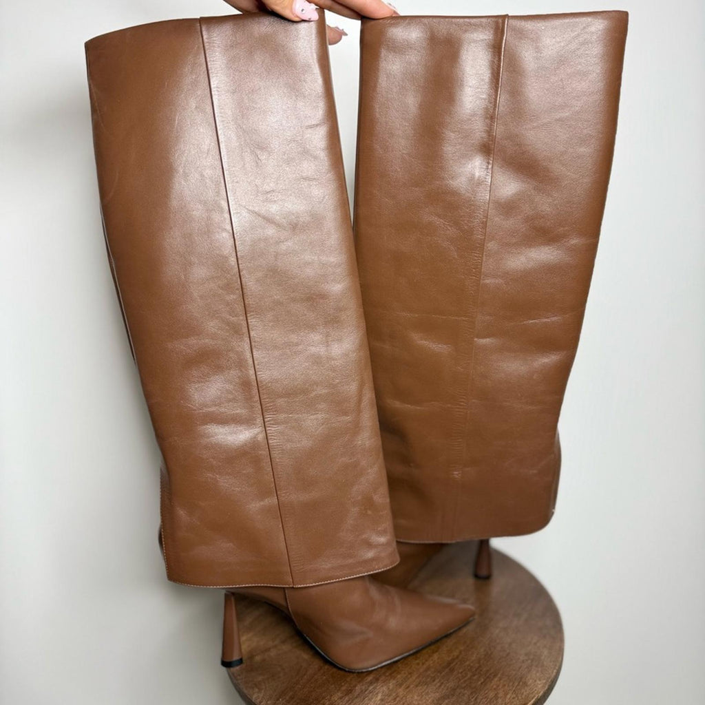 Black Suede Studio Martine Boots