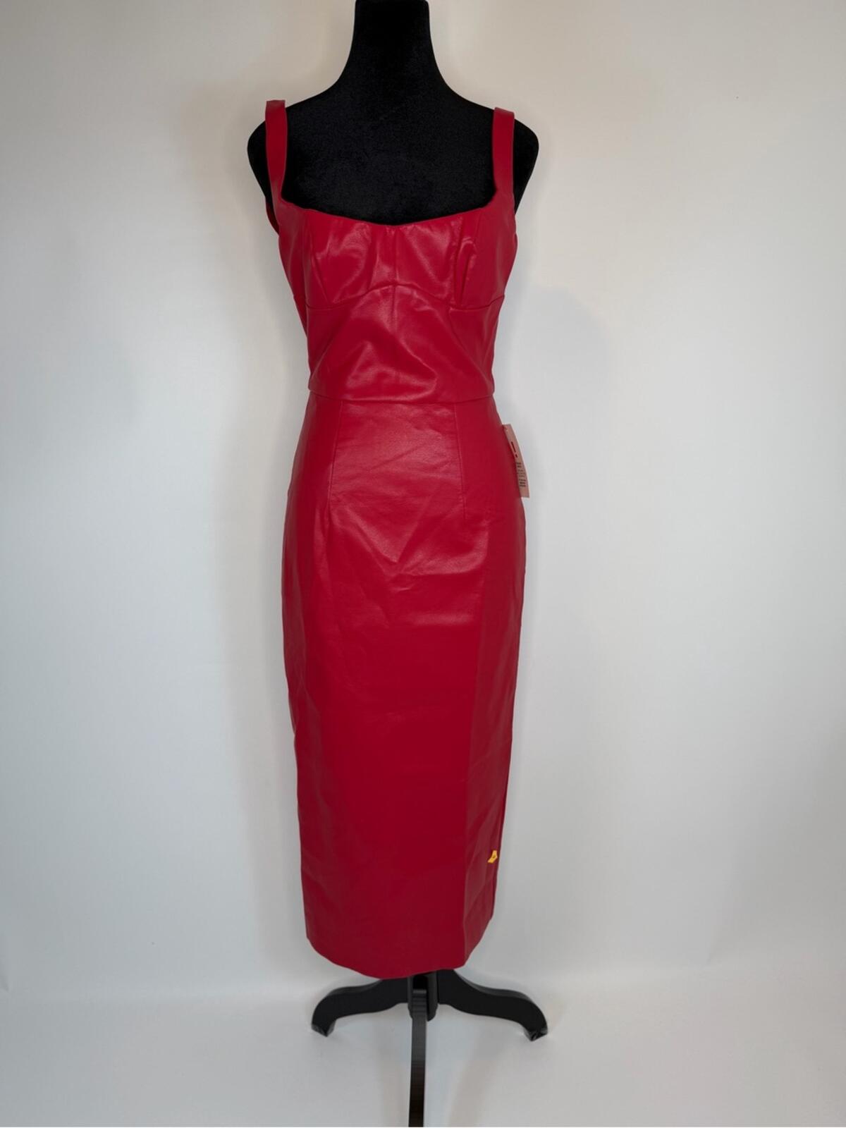 Bardot Kassy Faux Leather Dress