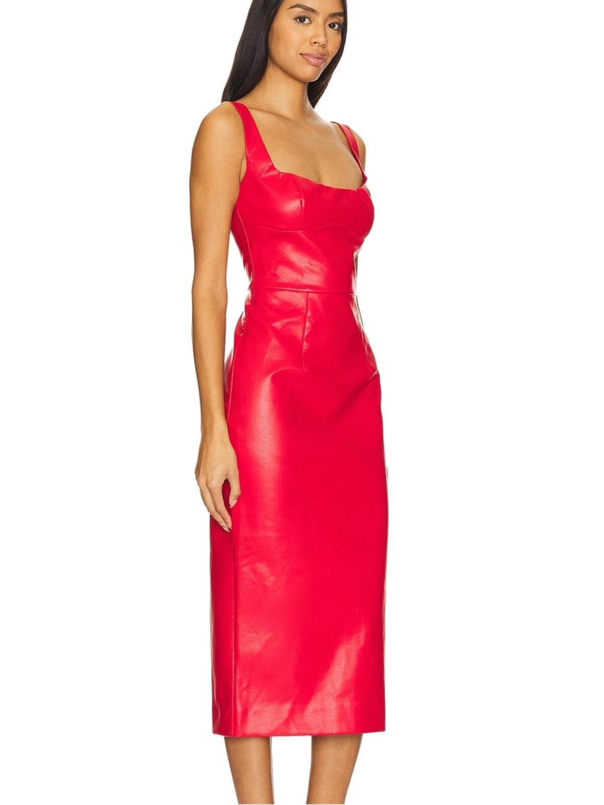 Bardot Kassy Faux Leather Dress