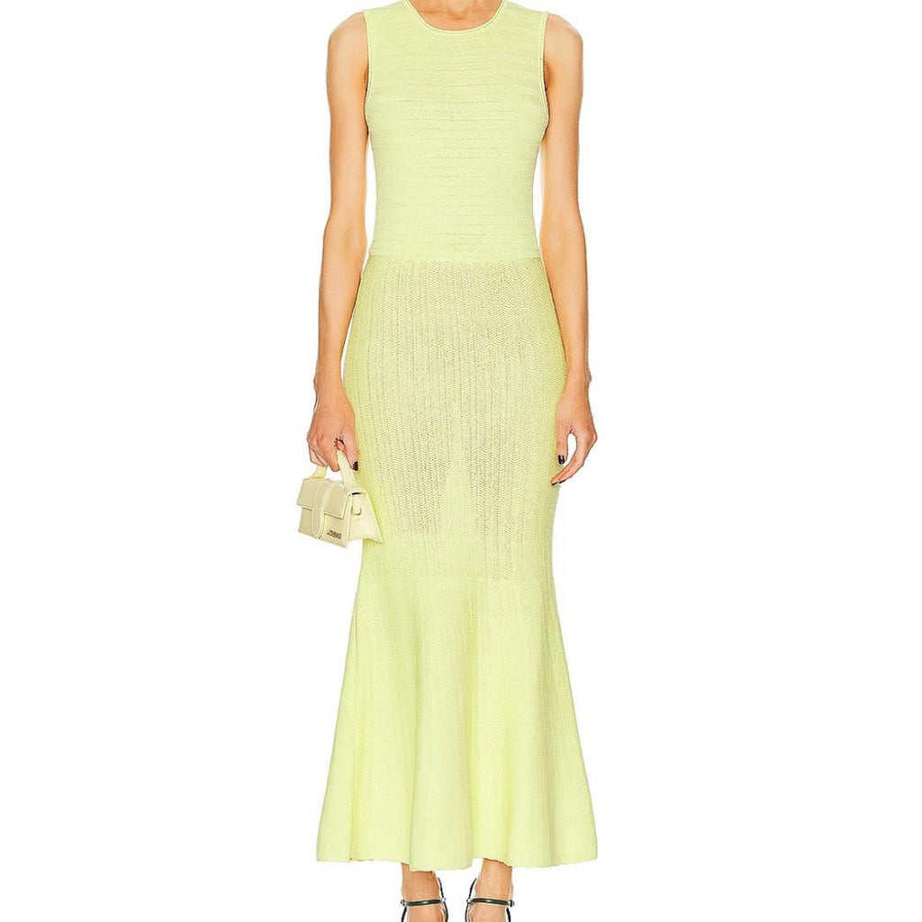 AKNVAS Amelie Cotton Knit Midi Dress