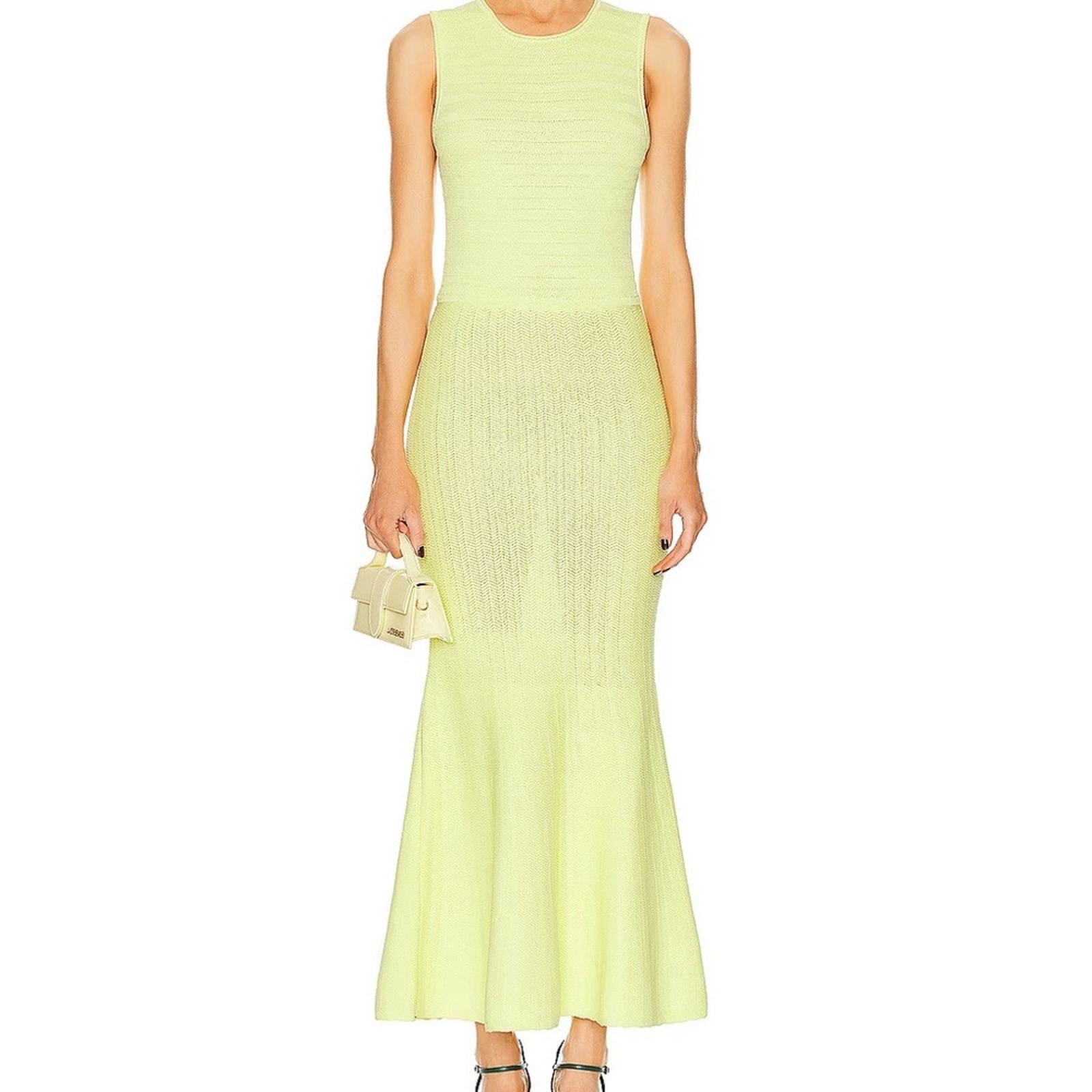 AKNVAS Amelie Cotton Knit Midi Dress