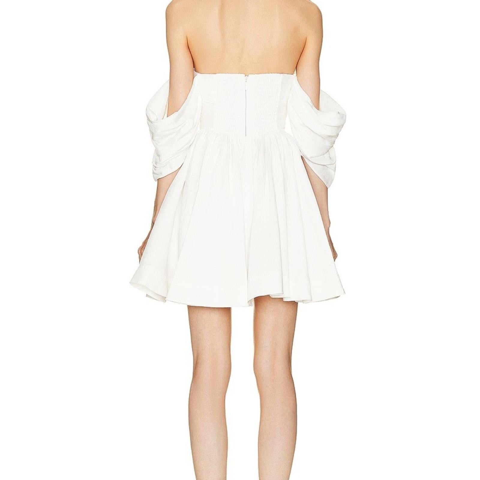 Aje Zorina Sweetheart Mini Dress