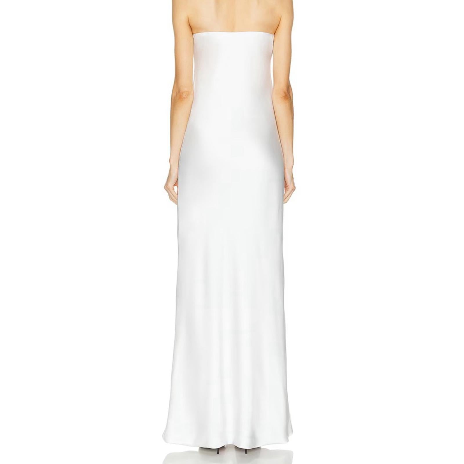 Norma Kamali Bias Strapless Gown