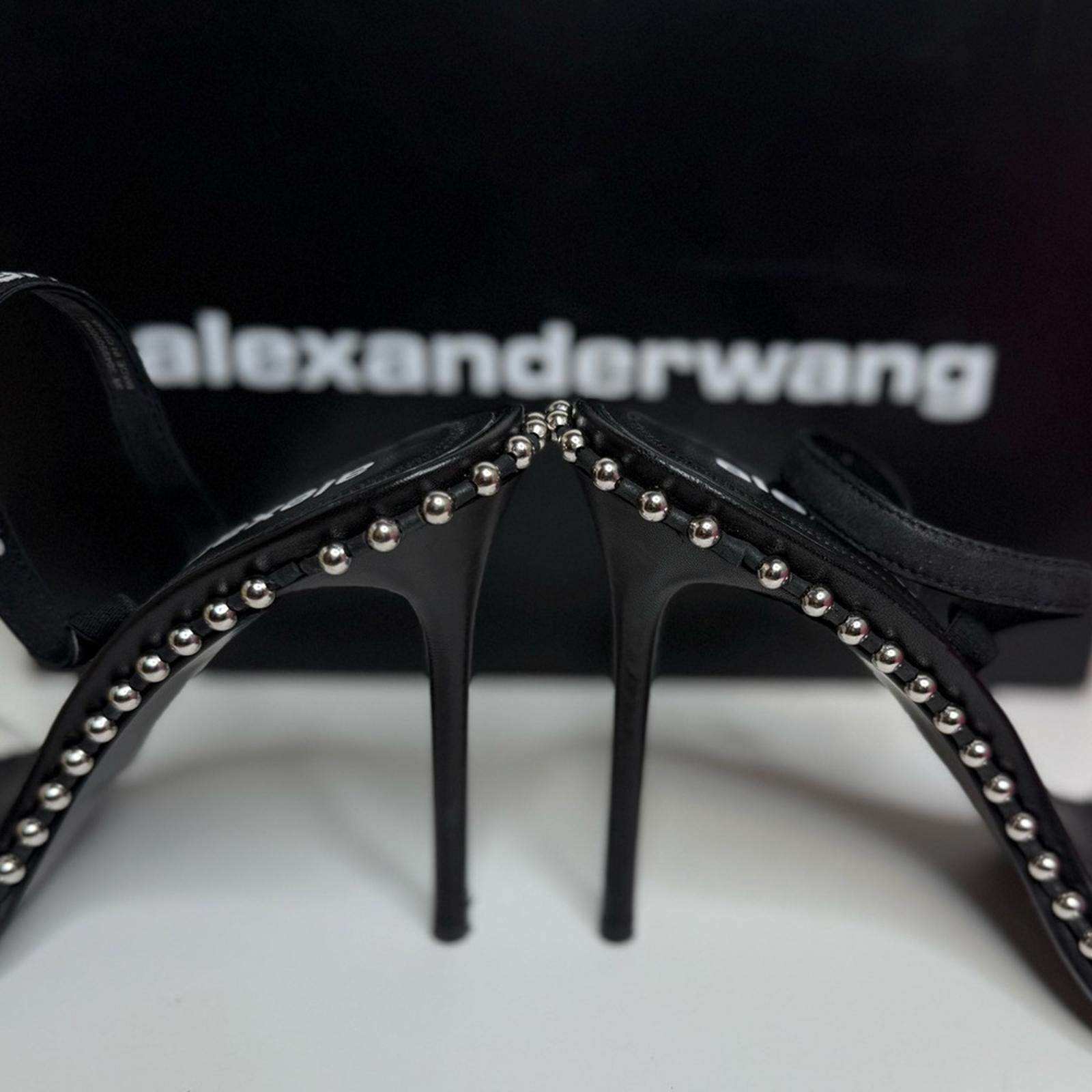 Alexander Wang Nova Logo Sandals