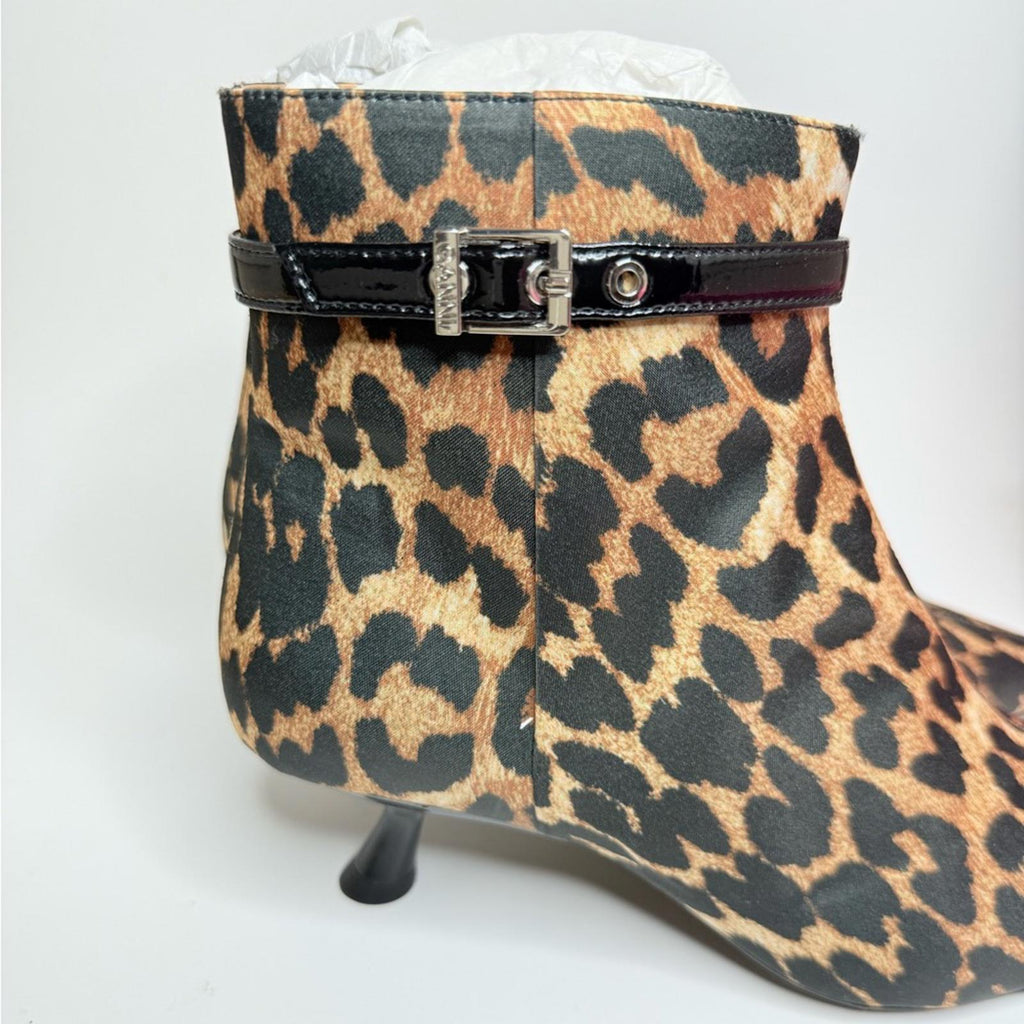 Ganni Eyelets Kitten Heel Boots