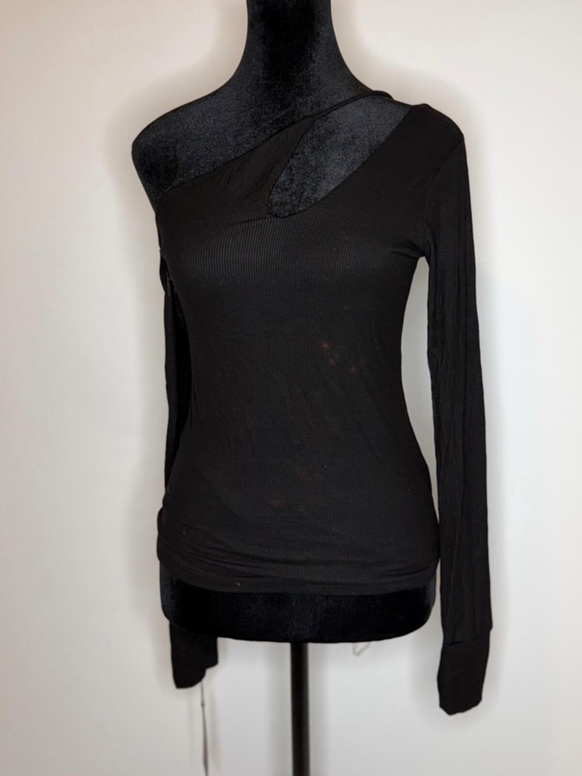 Michael Lauren Usher Asymmetrical Longsleeve Top