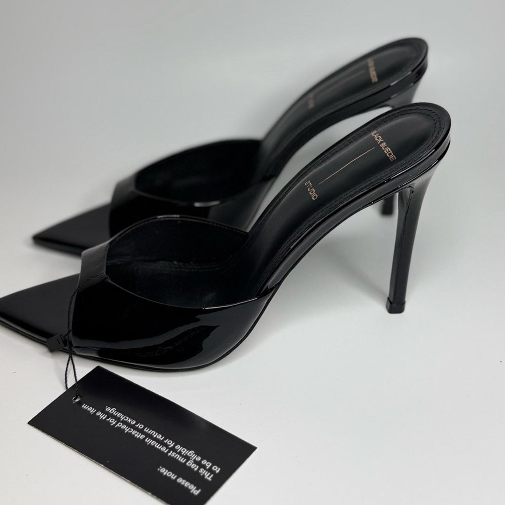 Black Suede Studio Brea Mule
