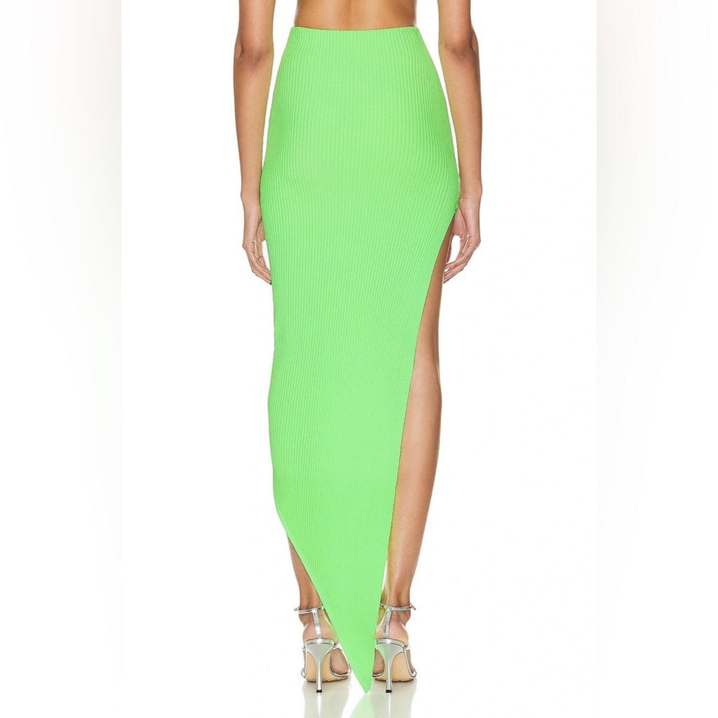 David Koma Asymmetrical Hem Knit Skirt