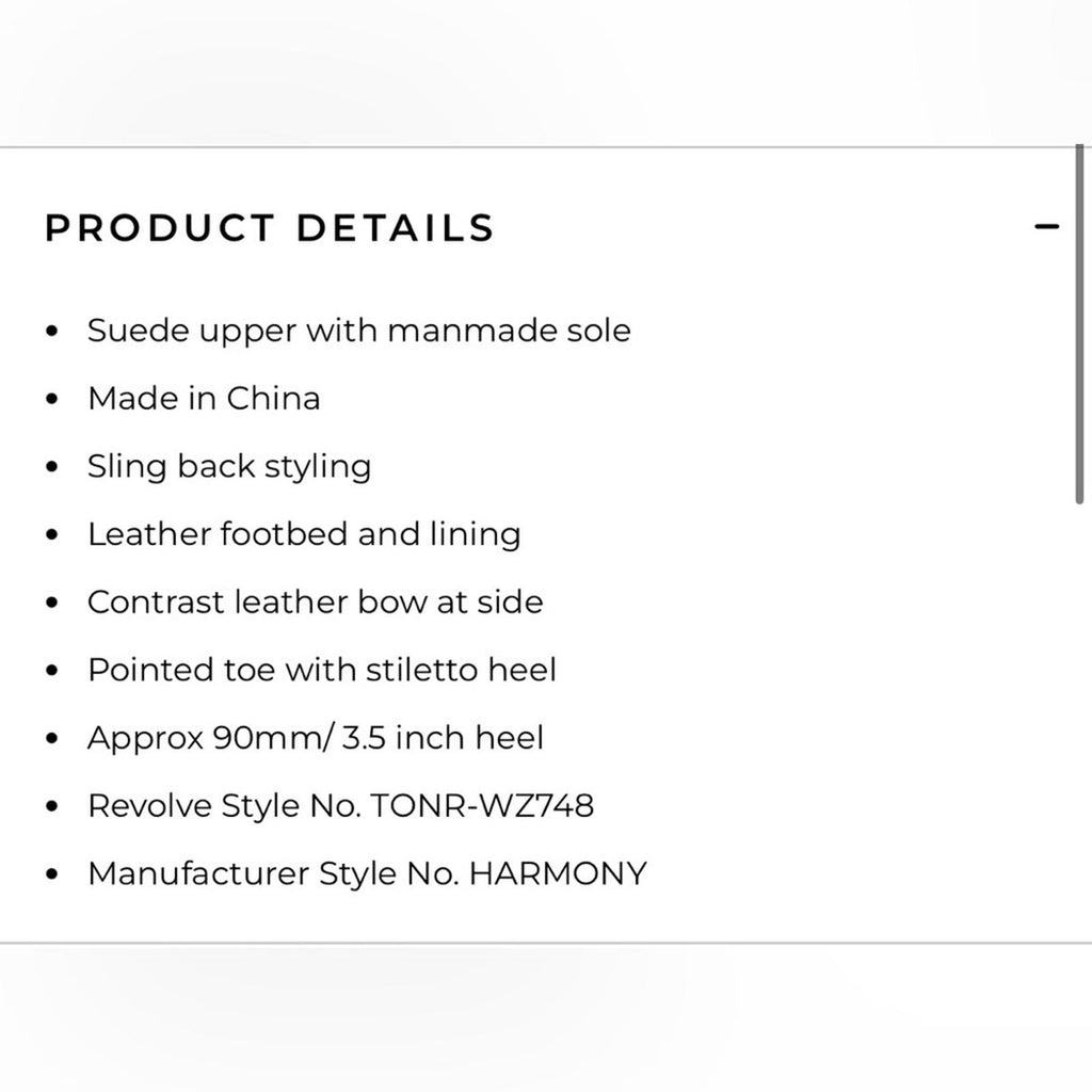 Tony Bianco Harmony Slingback