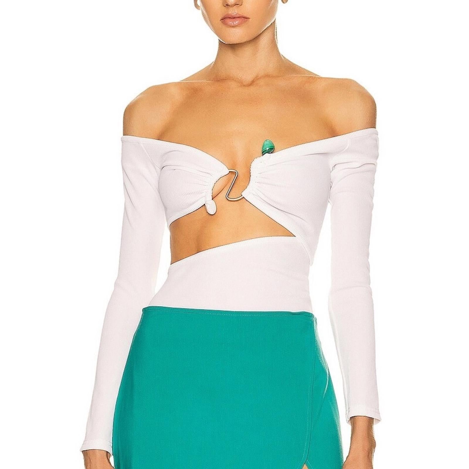 Christopher Esber Distorted Quarz Shoulderless Top