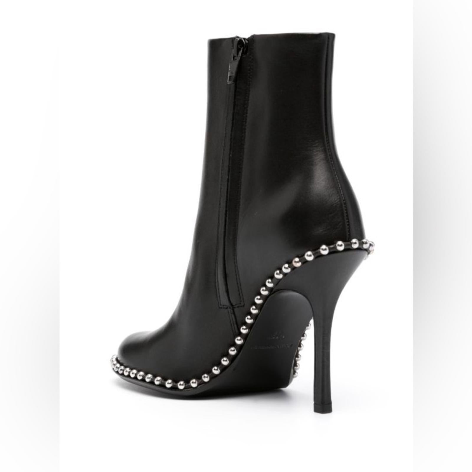 Alexander Wang 110mm stud-embellished Leather Ankle Boots