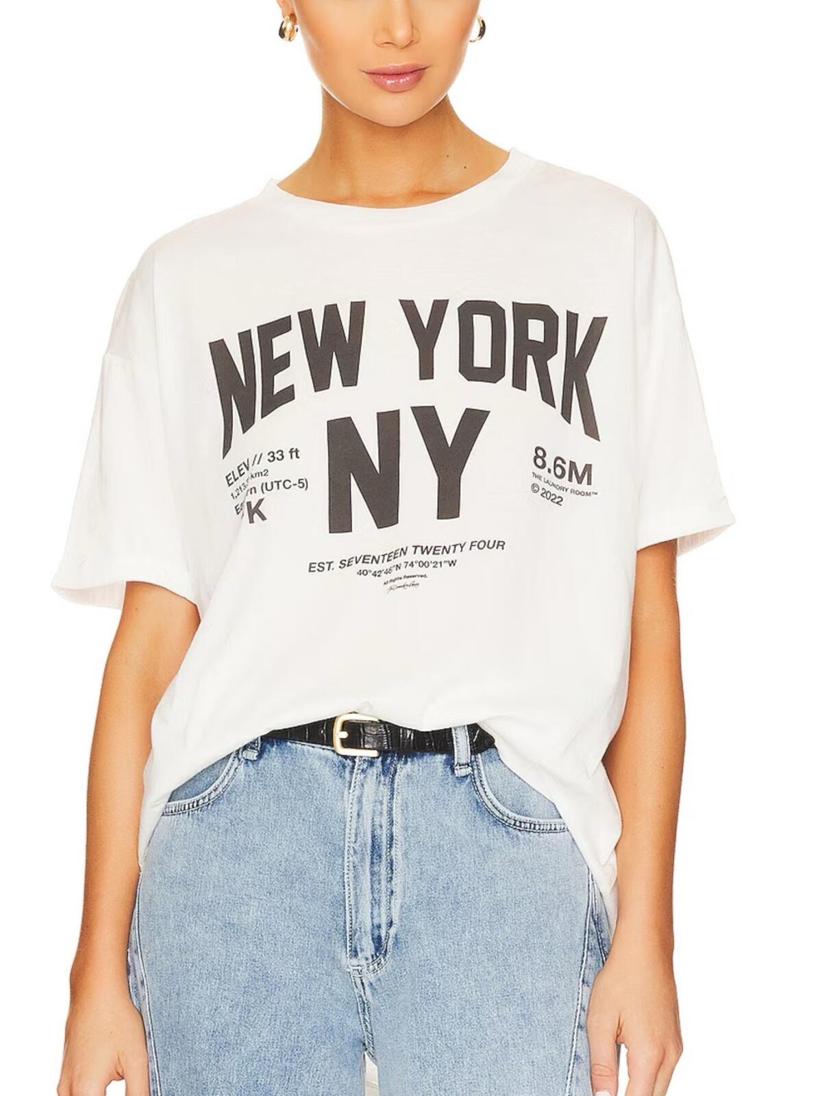 The Laundry Room Welcome To New York Oversized Tee