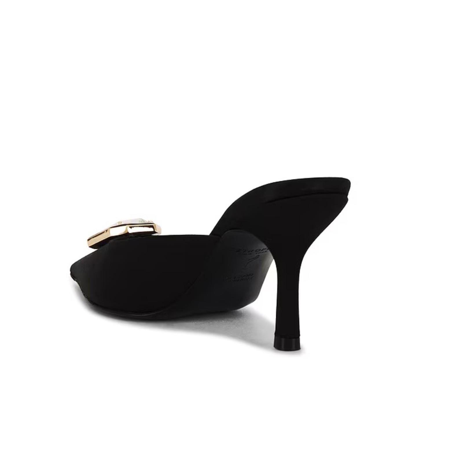 Retrofete Francesca Satin Kitten Mule