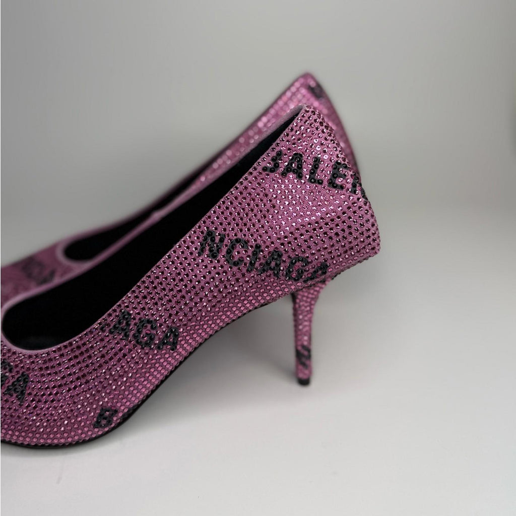 Balenciaga Square Knife Embellished Pumps