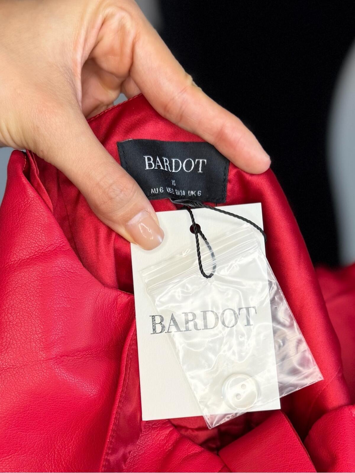 Bardot Kassy Faux Leather Dress
