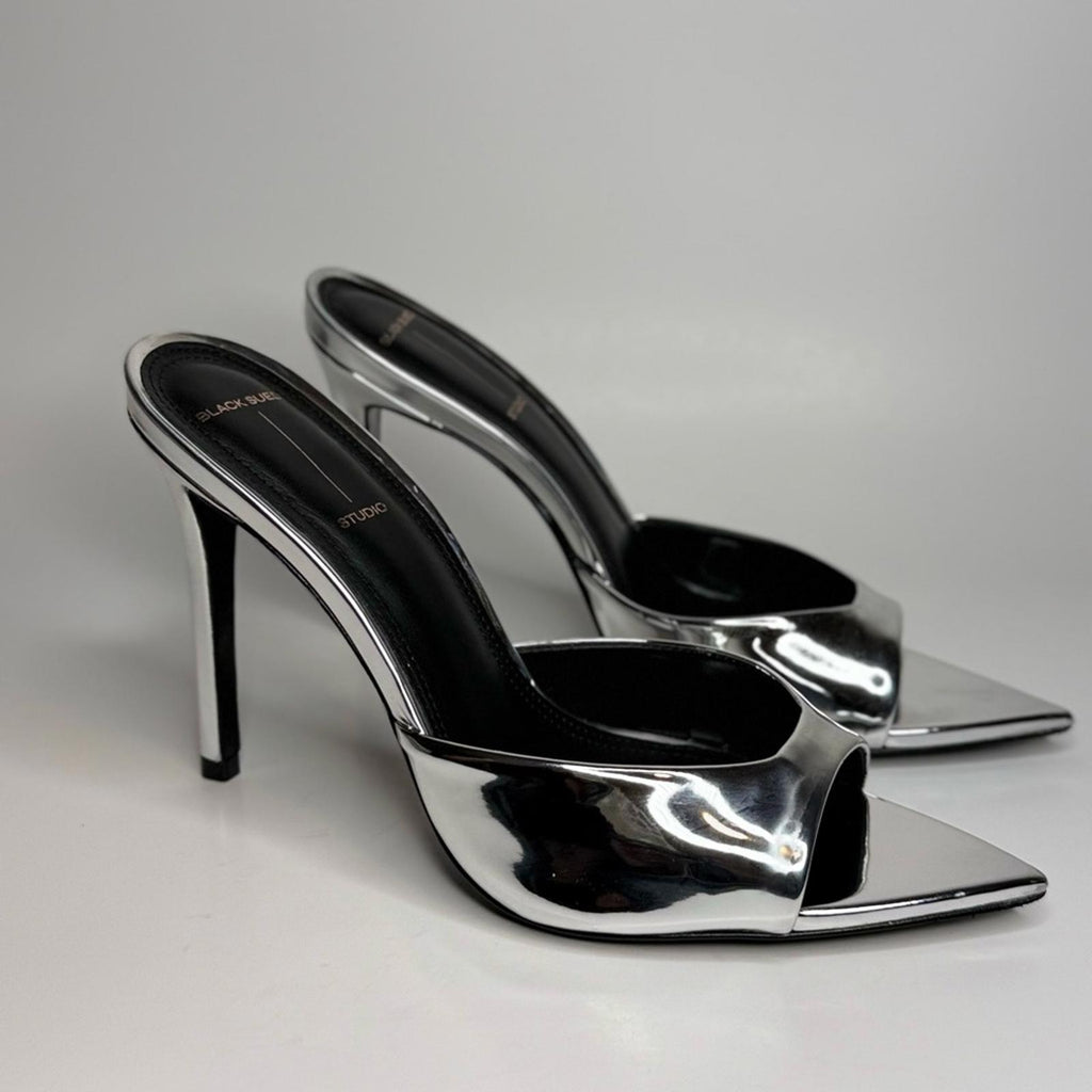 Black Suede Studio Brea Mule