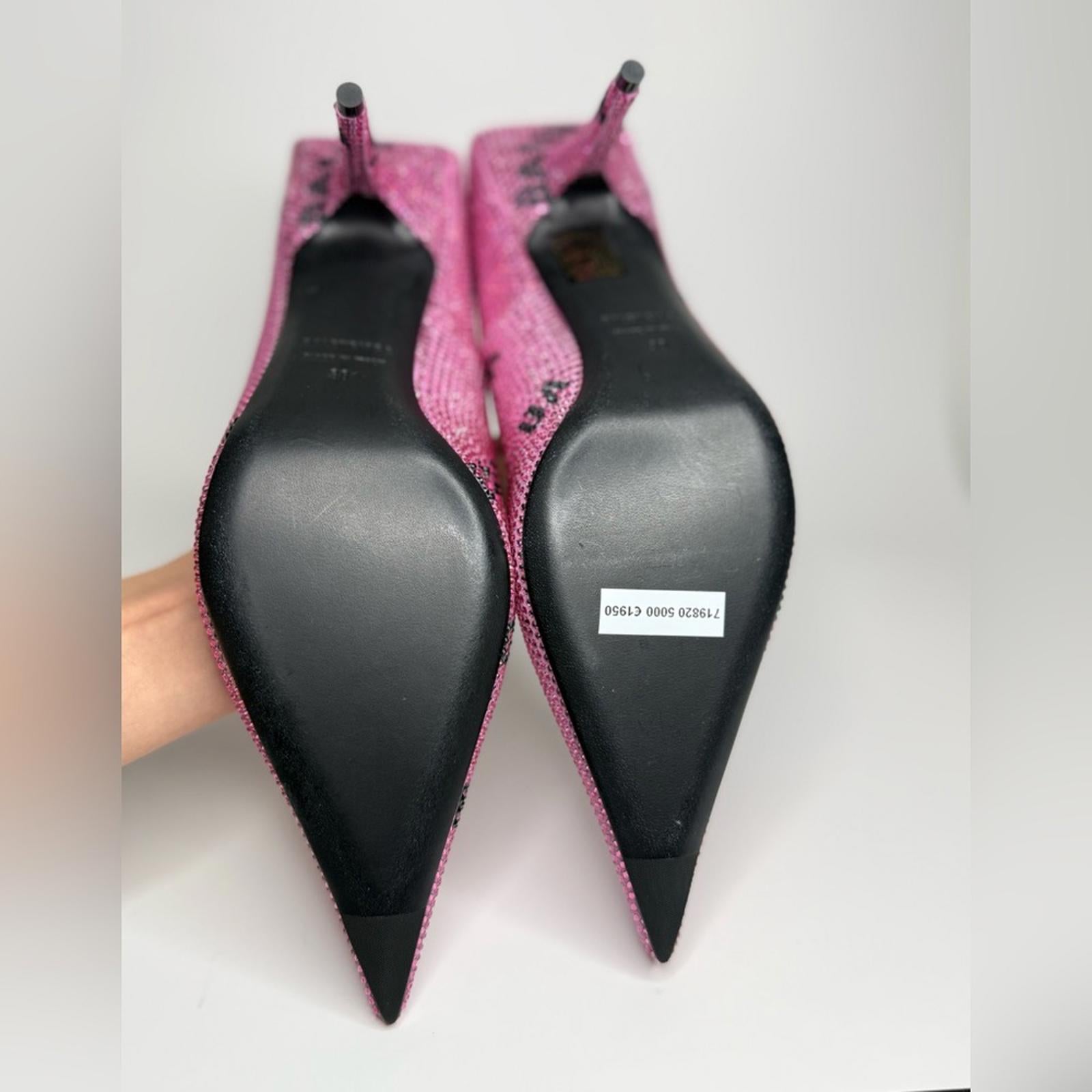 Balenciaga Square Knife Embellished Pumps