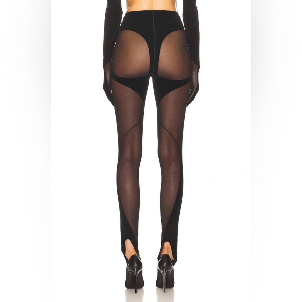 Wolford x Mugler Flock Shaping Leggings