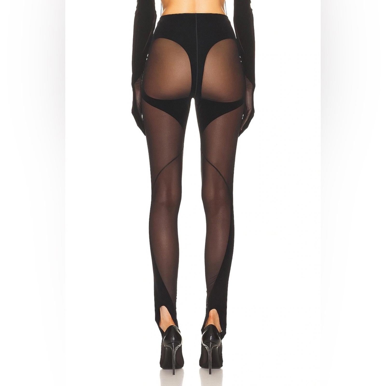 Wolford x Mugler Flock Shaping Leggings