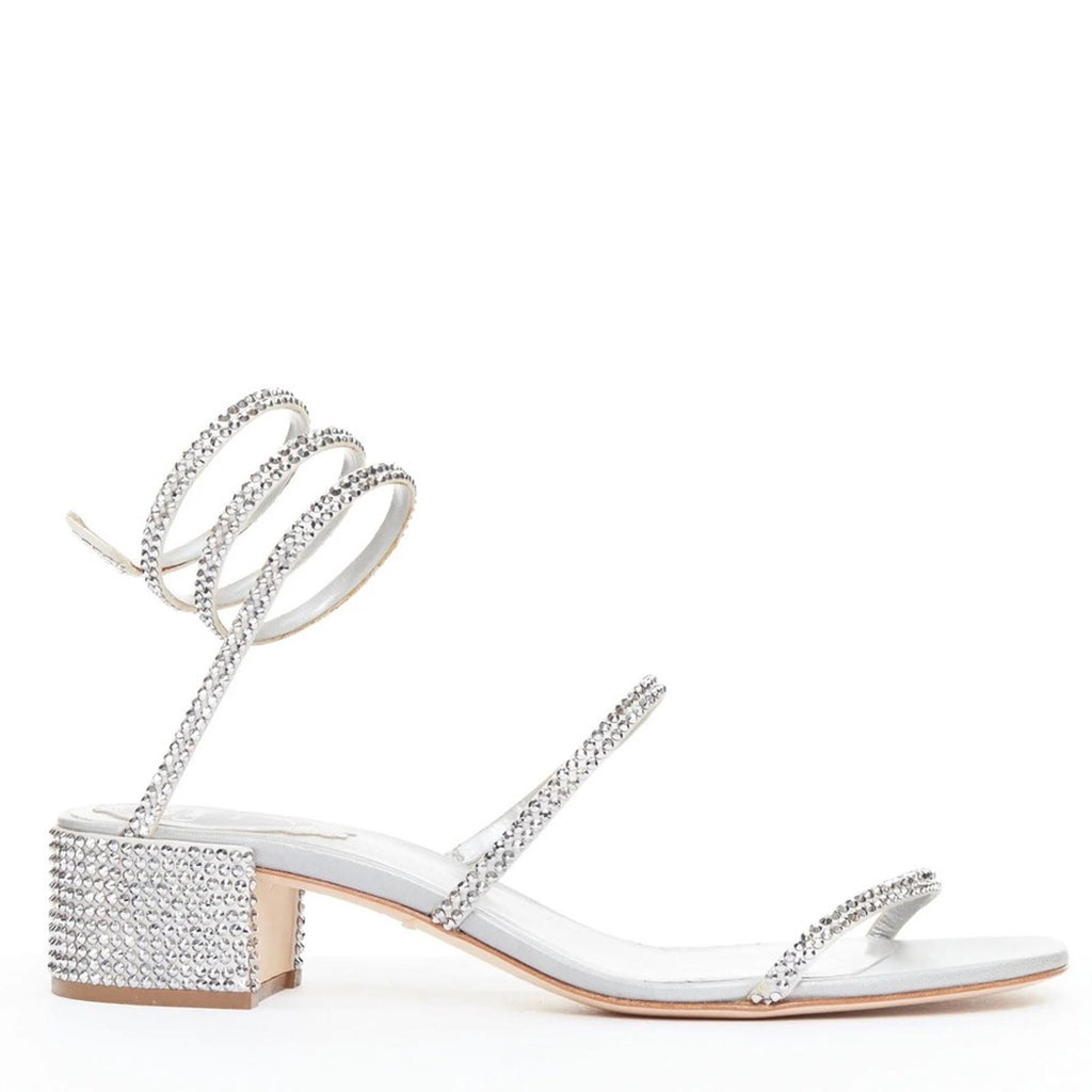 Rene Caovilla Cleo 40 mm Low Lace Up Sandal