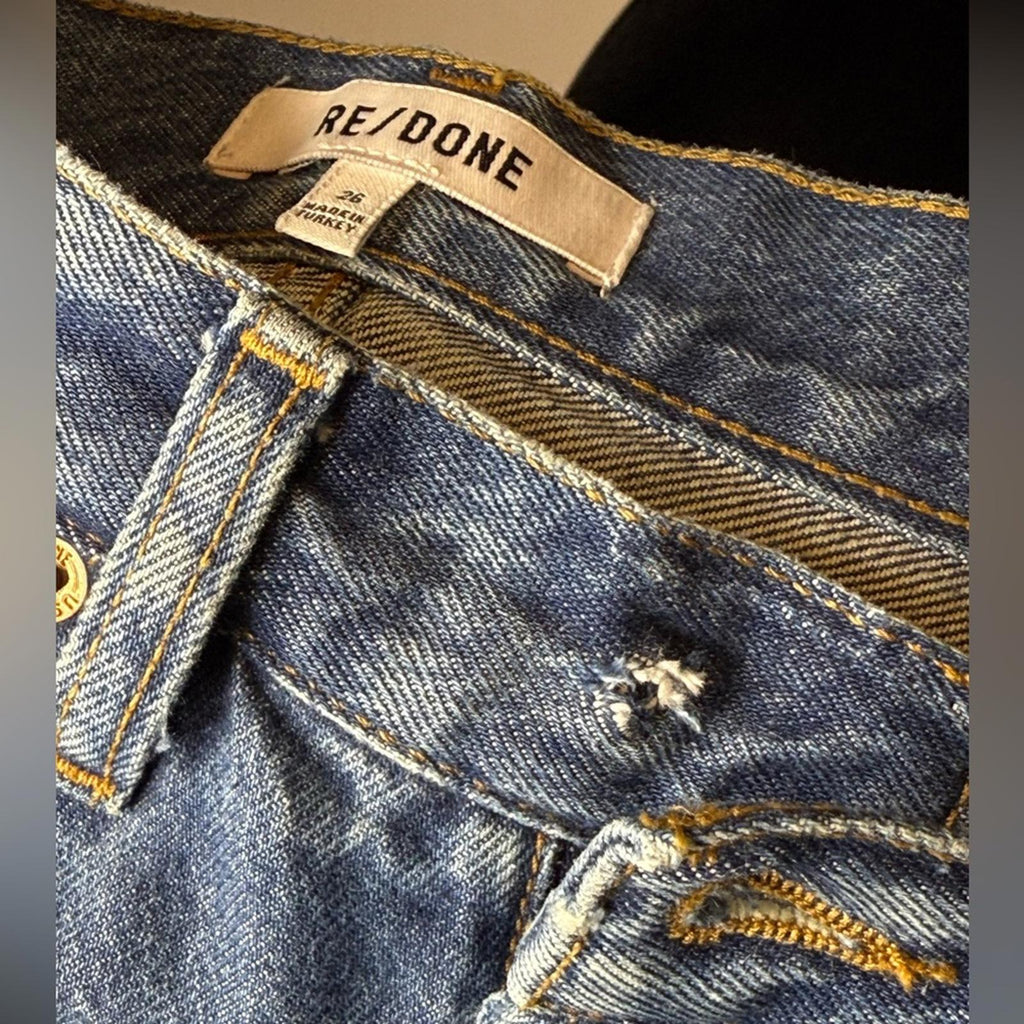 Re/Done 79s Stove Pipe Jeans