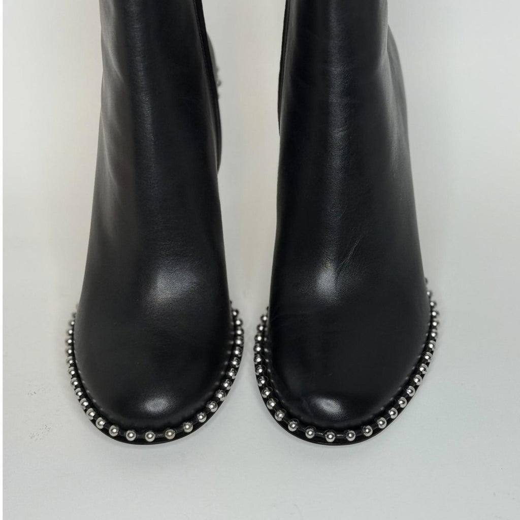 Alexander Wang 110mm stud-embellished Leather Ankle Boots